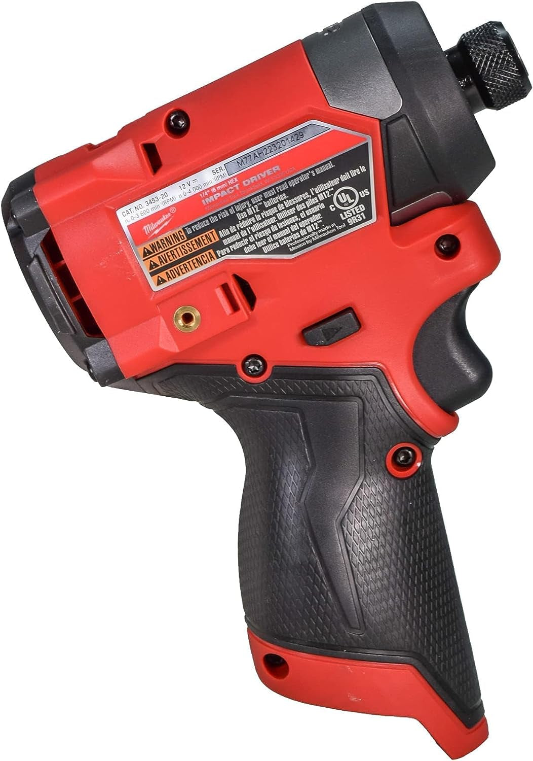 3453-20 12V Fuel 1/4" Cordless Hex Impact Driver (Bare Tool)