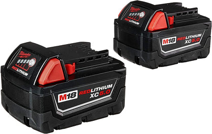 48-11-1852 M18 REDLITHIUM XC 5 Ah Lithium-Ion Extended Capacity Battery (2-Pack)