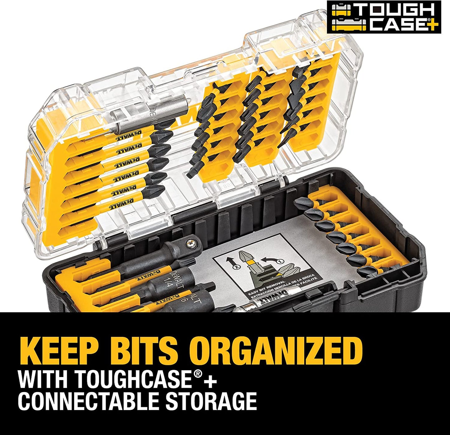 DeWalt Screwdriver Bit Set Impact Ready Flextorque 40-Piece (DWA2T40IR)