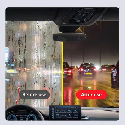 Automotive Oil Film Cleaning Brush Glass Cleaning Board 2024 New Glass Coating for Windshield Prevents Rain and Fog Cleaning Glass Brush Improves Clarity and Visibility