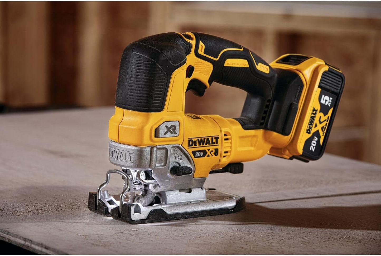 DeWalt 20V MAX XR Jig Saw, 3,200 Blade Speed, Cordless, Brushless Motor, LED Light, Bare Tool Only (DCS334B)