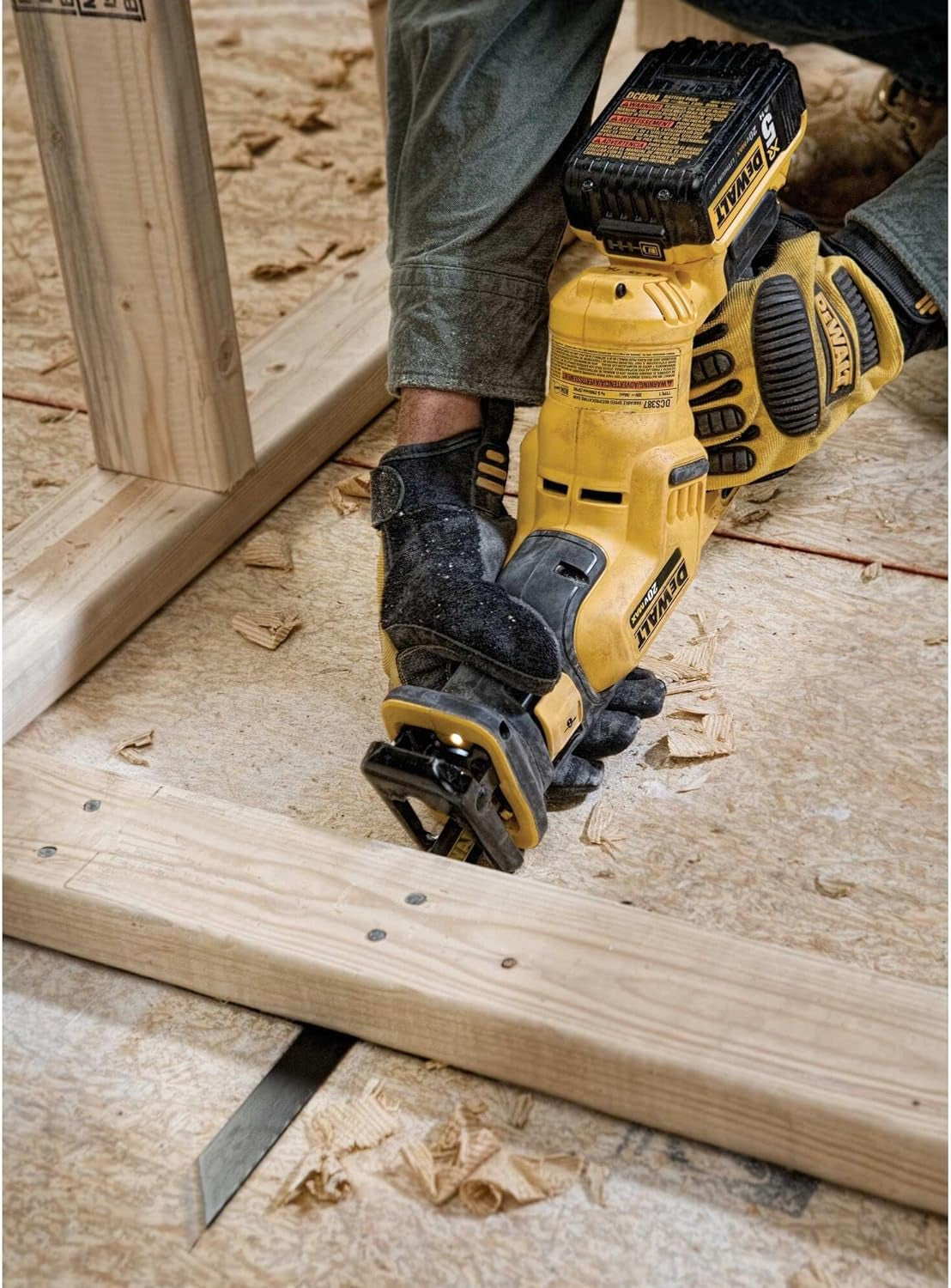 DeWalt 20V MAX Cordless Reciprocating Saw Compact Variable Speed LED Light Bare Tool Only (DCS387B)