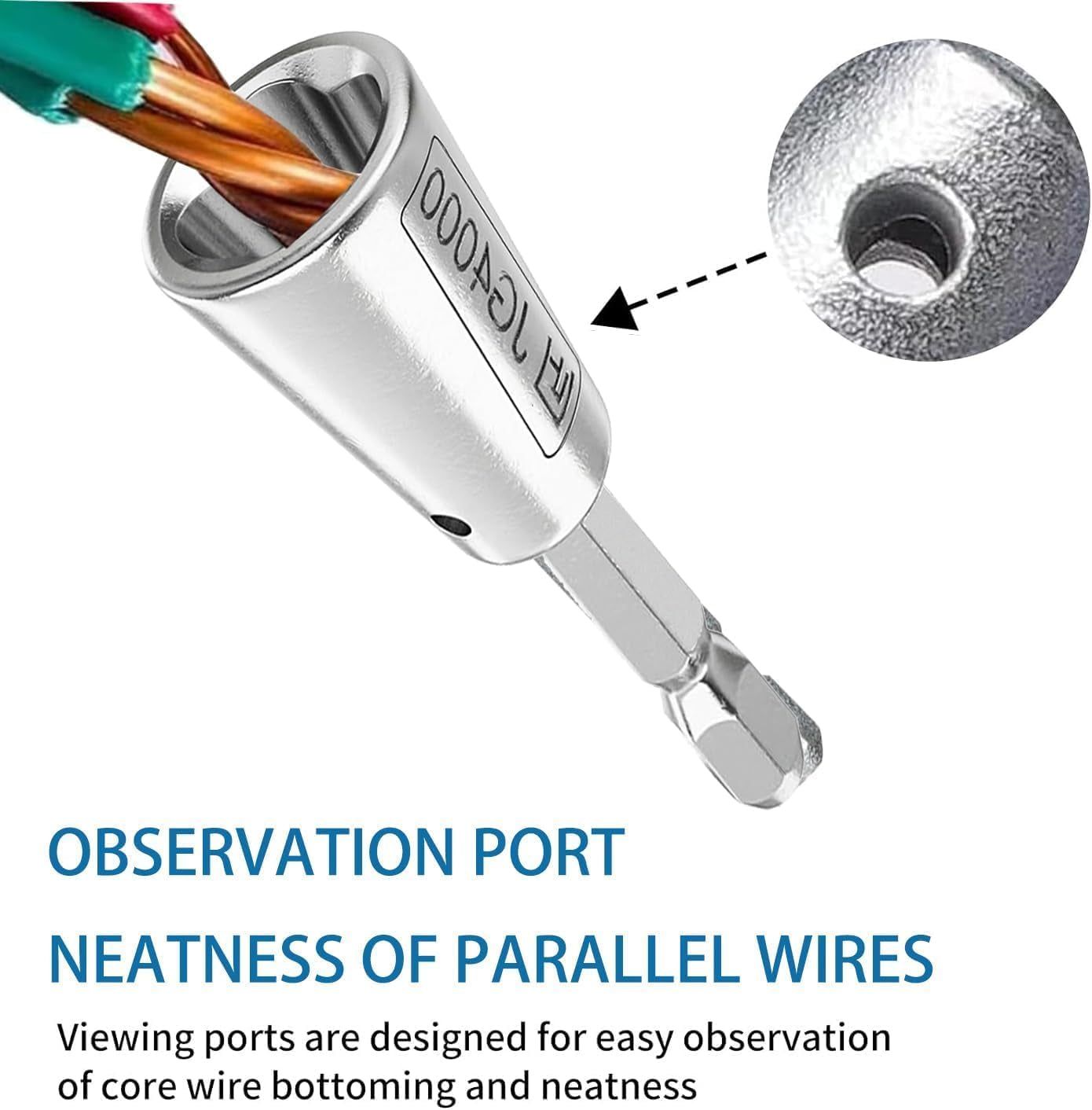 Wire Twister Tool for Drill, Wire Connector, Wire Nut Twister, Wire Twisting and Stripping Tool for Electrical Power Drill,Cable Quick Stripeper and Cutter(1Pc)