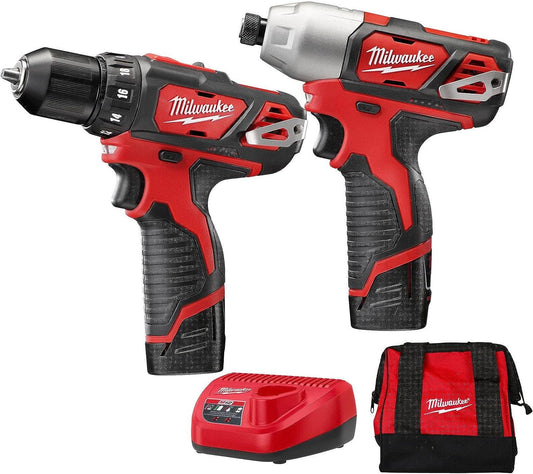 Milwaukee M12 Drill/Impact Combo Kit -  2494-22