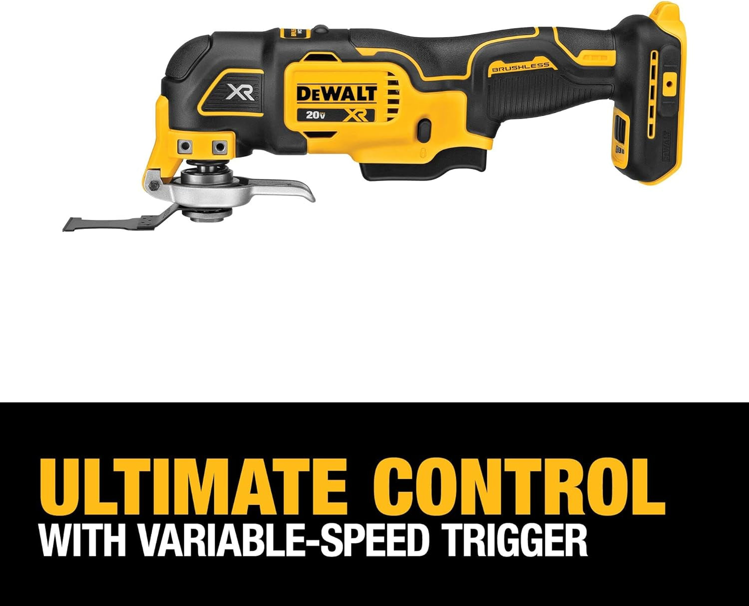 DeWalt 20V Max XR Oscillating Multi-Tool, Variable Speed, Tool Only (DCS356B)