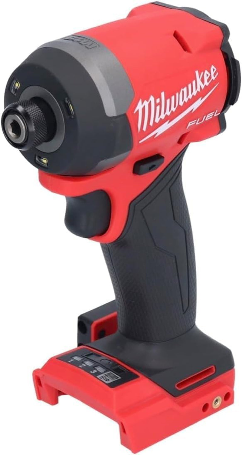 2953-20 18V Lithium-Ion Brushless Cordless 1/4'' Hex Impact Driver (Bare Tool), Red