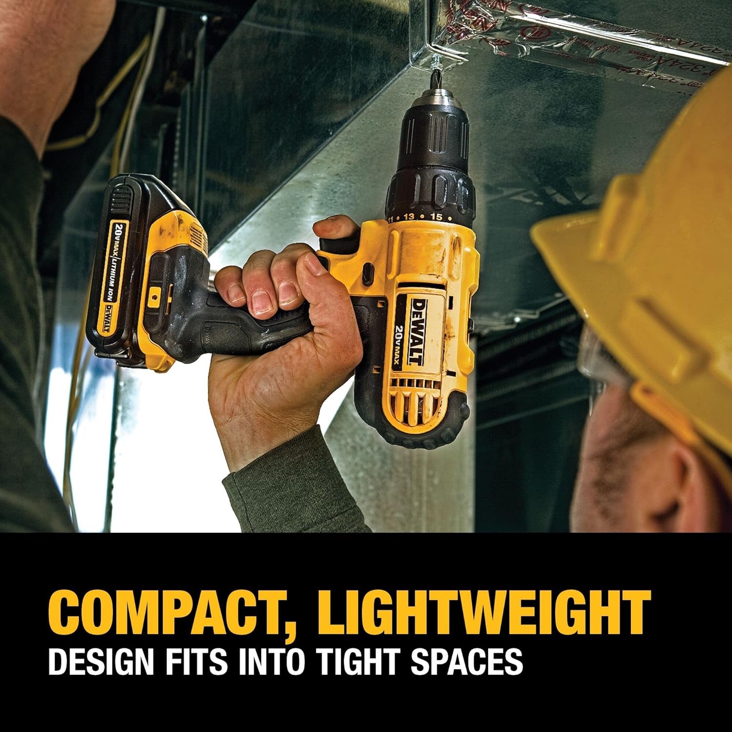 DeWalt 20V Max Cordless Drill/Driver Kit, Includes 2 Batteries and Charger (DCD771C2)